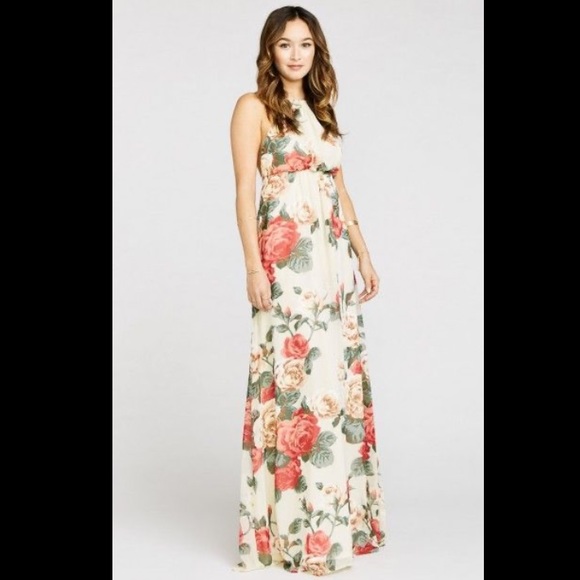 Show Me Your MuMu Dresses & Skirts - NWT SHOW ME YOUR MUMU Rose Print Amanda Maxi Dress